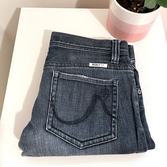 Roxy Y2K Dark Blue Super Skinny Fit Jeans - Picture 3 of 3